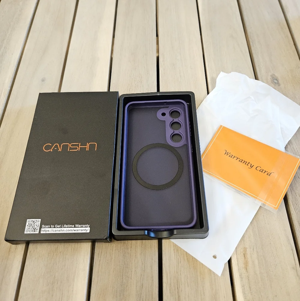 CANSHN magnetic case in Deep Purple for a Samsung S23. (NIB)